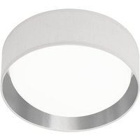 Searchlight - Gianna - Integrierte led 1 Light Flush Deckenleuchte Weiß, Silber von SEARCHLIGHT