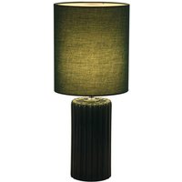 Searchlight Groove 1-flammige Tischlampe, Olivgrün mit passendem Schirm Searchlight Groove 1-flammige Tischlampe, Olivgrün mit passendem Schirm von SEARCHLIGHT