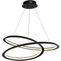 Searchlight - Hängeleuchte Pendelleuchte Esszimmerlampe led dimmbar Aluminium schwarz opal Searchlight - Hängeleuchte Pendelleuchte Esszimmerlampe led dimmbar Aluminium schwarz opal von SEARCHLIGHT