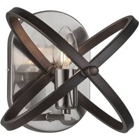 Searchlight - Hoopla - 1 Light Candle Wandleuchte Zinn, Schwarz, E14 Searchlight - Hoopla - 1 Light Candle Wandleuchte Zinn, Schwarz, E14 von SEARCHLIGHT