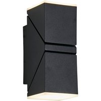 Searchlight Montana LED Up Down Wandleuchte für den Außenbereich, Schwarz Searchlight Montana LED Up Down Wandleuchte für den Außenbereich, Schwarz von SEARCHLIGHT