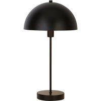 Searchlight Mushroom Tischlampe Schwarz Metall von SEARCHLIGHT