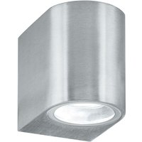 Outdoor - 1 Licht Außenwandleuchte Satin Silber IP44, GU10 - Searchlight von SEARCHLIGHT