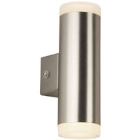 Searchlight - Outdoor - Integrierte led 2-Licht-Außen-Up & Down-Wandleuchte Satin Silber IP44 Searchlight - Outdoor - Integrierte led 2-Licht-Außen-Up & Down-Wandleuchte Satin Silber IP44 von SEARCHLIGHT