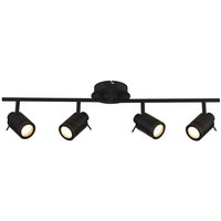 Searchlight Samson 4-flammiger IP44 Badezimmerspot SplitBar, Mattschwarz IP44 Searchlight Samson 4-flammiger IP44 Badezimmerspot SplitBar, Mattschwarz IP44 von SEARCHLIGHT