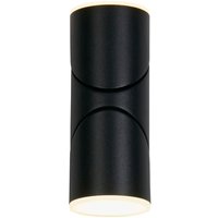 Searchlight Soho LED Up Down Wandleuchte für den Außenbereich, Schwarz von SEARCHLIGHT