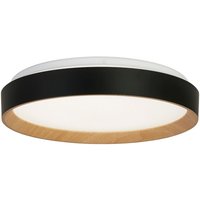 Searchlight Sorrento LED Deckenleuchte Deckenleuchte Schwarz mit Holztransfer Searchlight Sorrento LED Deckenleuchte Deckenleuchte Schwarz mit Holztransfer von SEARCHLIGHT