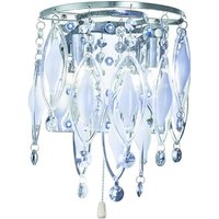 Searchlight Spindle - LED 2 Light Innenglas Wandleuchte Chrom, G9 von SEARCHLIGHT