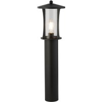 Searchlight - Suchscheinwerferpagode 1 Light Outdoor Post (730mm Höhe) - Schwarz mit klarem Glas von SEARCHLIGHT