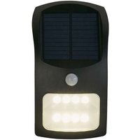 Searchlight - Wandleuchte Außenleuchte led Solarleuchte Gartenlampe Sensor Schwarz h 20 cm von SEARCHLIGHT