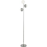 Marbles - Stehlampe 3 Light - Chrom mit Kristallsand - Searchlight von SEARCHLIGHT