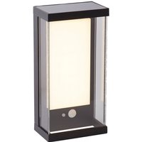 Solar LED-Wandleuchte mit PIR-Bewegungssensor Schwarz - Searchlight Solar LED-Wandleuchte mit PIR-Bewegungssensor Schwarz - Searchlight von SEARCHLIGHT