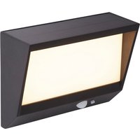 Solar LED-Wandleuchte mit PIR-Bewegungssensor Schwarz - Searchlight Solar LED-Wandleuchte mit PIR-Bewegungssensor Schwarz - Searchlight von SEARCHLIGHT