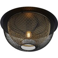 Suchscheinwerfer Honeycomb 1 Light Double Layered Mesh Flush Fitting - Schwarz außen mit Gold innen Suchscheinwerfer Honeycomb 1 Light Double Layered Mesh Flush Fitting - Schwarz außen mit Gold innen von SEARCHLIGHT