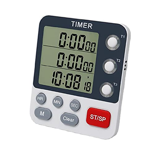 Digitaler Küchentimer 3 Kanäle Count Up/Down Timer Kochtimer Stoppuhr Großes Display Einstellbare Lautstärke Kochtimer Für Die Küche Magnetischer Kochtimer Mit Lautem Alarm Digitaler Küchentimer 3 Kanäle Count Up/Down Timer Kochtimer Stoppuhr Großes Display Einstellbare Lautstärke Kochtimer Für Die Küche Magnetischer Kochtimer Mit Lautem Alarm von SEARUB