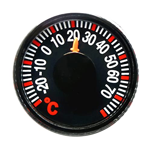Mini Thermometer mit rundem Durchmesser 27 mm und Kunststoffzeiger - Grad Thermometer Mini Thermometer mit rundem Durchmesser 27 mm und Kunststoffzeiger - Grad Thermometer von SEARUB