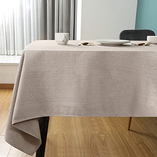 SEASHORE TREE Tischdecke Leinen Leinenoptik Tischdecke Abwaschbar Tischtuch Leinen Tischläufer Tischwäsche Eckig Wasserdicht Tischdecke Beige 140 x 140 cm SEASHORE TREE Tischdecke Leinen Leinenoptik Tischdecke Abwaschbar Tischtuch Leinen Tischläufer Tischwäsche Eckig Wasserdicht Tischdecke Beige 140 x 140 cm von SEASHORE TREE
