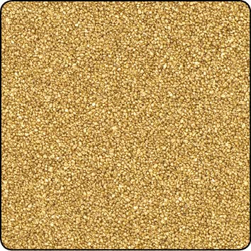 SEASON Farbsand, Dekosand, 0,5mm, 0,5 kg im Beutel, (gelbgold) von Season