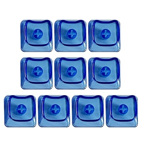 10 Stück durchscheinende Farb-Tastenkappen für mechanische Tastatur-Tastenkappen mit MX X Vorbau für Customiza von SEAYACK