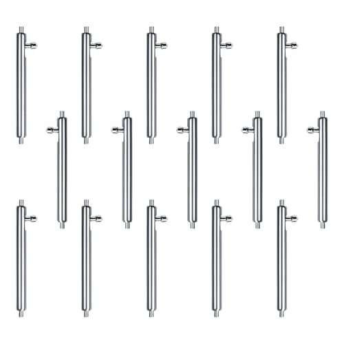15pcs Uhrengurt Uhrenband Röhrchen Pins Uhr Reparaturwerkzeug Ersatz Zubehör Uhrenband Röhrchen Pins Gurt Edelstahlfeder Federstange von SEAYACK