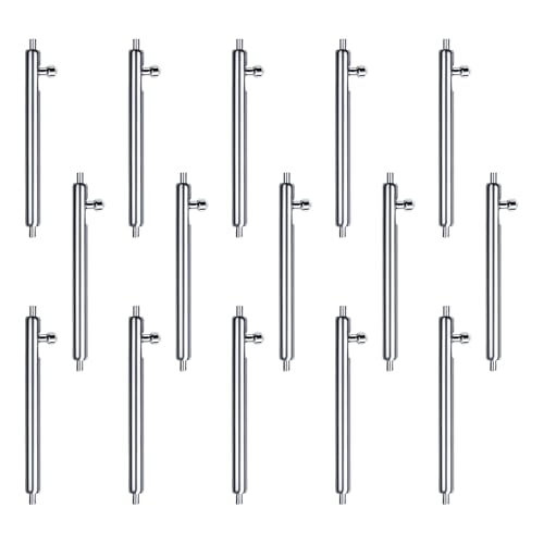 15pcs Uhrengurt Uhrenband Röhrchen Pins Uhr Reparaturwerkzeug Ersatz Zubehör Uhrenband Röhrchen Pins Gurt Edelstahlfeder Federstange von SEAYACK