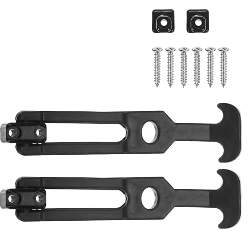 2 x flexible T-Griff-Gummiriegel mit Befestigungsschrauben, stoßdämpfender Werkzeugkasten, einfach zu installieren, T-Griff, Gummi, flexibel, mit Schrauben von SEAYACK