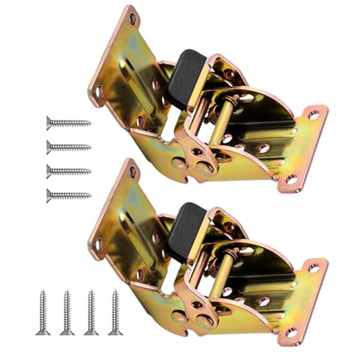 2pcs Praktische Klapptischhalterungen Scharniere Mit Verriegelungsmechanismus Tragbares Zubehör Für Möbelprojekte Lieferungen Klapptischhalterungen von SEAYACK