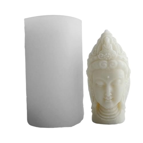 Buddhas Statue Kerze Silikonform 3D Figur Gipsformen Handgemachte Seife Harz Form Kuchen Schokolade von SEAYACK
