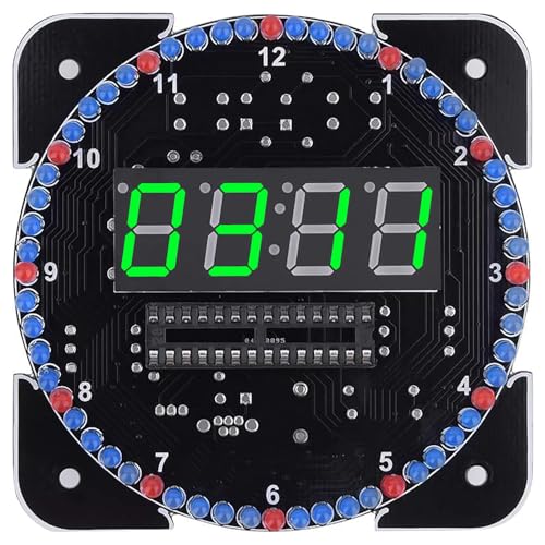 Elektronisches Lötprojektsatz 4 Ziffern LED Uhr Mit Offline Animationen Alarm Und Stromspeicher Für Erwachsene Teenager Lötprojektsatz Elektronisches Lötprojektsatz 4 Ziffern LED Uhr Mit Offline Animationen Alarm Und Stromspeicher Für Erwachsene Teenager Lötprojektsatz von SEAYACK
