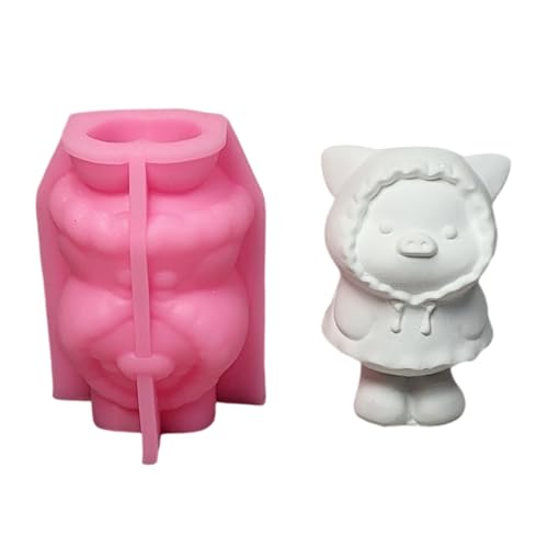 Handgefertigte Silikonform Cartoon Schweineform Formen Formen Tierische Schimmelpilze Die Formen Für Heimtischdekorationen Gossen von SEAYACK