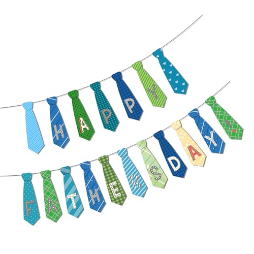 SEAYACK Happy Vaters Day Celebration Banners Krawatte Charm Pull Flag Für Innen Und Außenverwaltung Stilvolle Party Dekoration Outdoor Flagge von SEAYACK