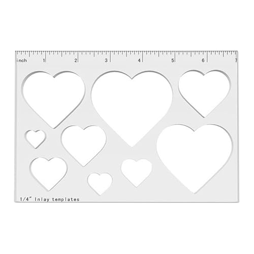 Klare Acryl Inlay Vorlage Mit Dreieck Oder Herz Designs Router Schablone Für Dekorative Holzbearbeitungsprojekte Tool Routing Guide Klare Acryl Inlay Vorlage Mit Dreieck Oder Herz Designs Router Schablone Für Dekorative Holzbearbeitungsprojekte Tool Routing Guide von SEAYACK