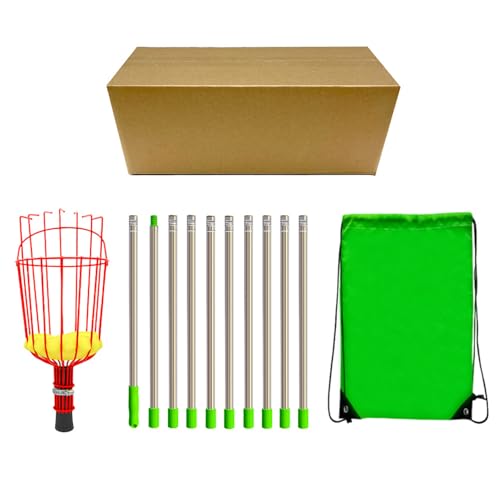 SEAYACK Leichtes Aluminiumauslauf Obst Pickers Werkzeug Mit Nonslip Grip Orchards Harvesting Tool Für Haus Und Bauernhäuser Nutzungsfruchtpickelgeräte von SEAYACK