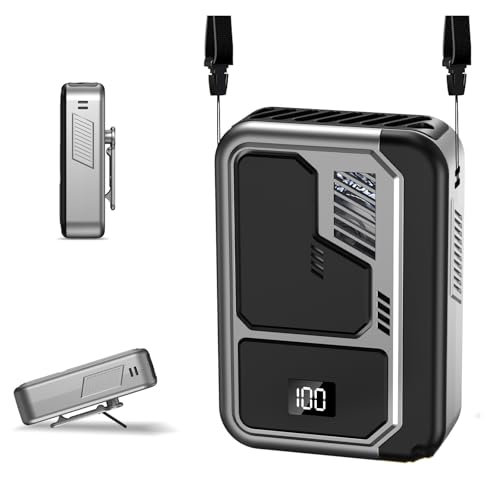 SEAYACK Multifunktionaler tragbarer Ventilator mit LED-Digitalanzeige für Outdoor-Sport, Wandern, Campi SEAYACK Multifunktionaler tragbarer Ventilator mit LED-Digitalanzeige für Outdoor-Sport, Wandern, Campi von SEAYACK