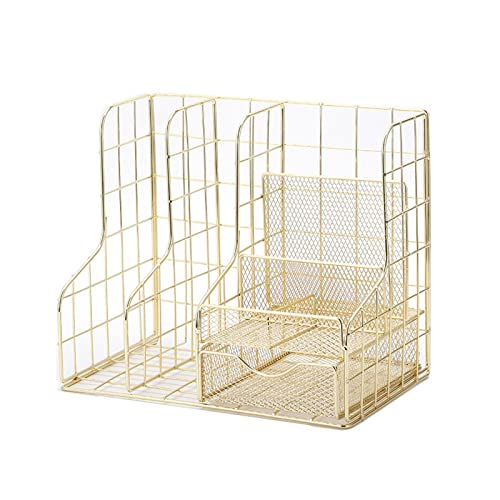 SEAYACK Rotgoldener Schreibtischhalter mit verschiebbarem Tablett, 6 Fächer, großes Fassungsvermögen, Büroschreibtisch und Zubehör SEAYACK Rotgoldener Schreibtischhalter mit verschiebbarem Tablett, 6 Fächer, großes Fassungsvermögen, Büroschreibtisch und Zubehör von SEAYACK
