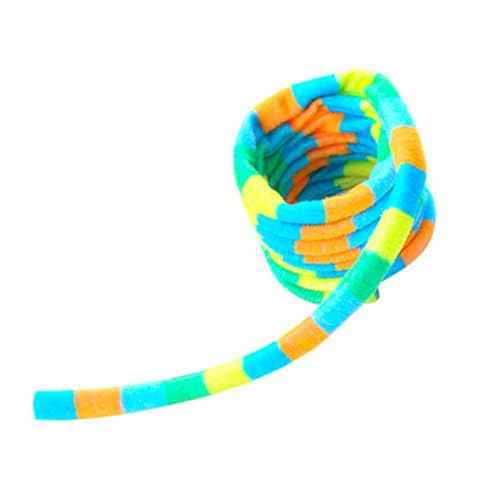 SEAYACK Teleskop-Katzenspielzeug mit Regenbogenstreifen, mit weichem Plüschbezug für interaktive Spielzeiten, engagierendes Geschenk, Spielzeug SEAYACK Teleskop-Katzenspielzeug mit Regenbogenstreifen, mit weichem Plüschbezug für interaktive Spielzeiten, engagierendes Geschenk, Spielzeug von SEAYACK