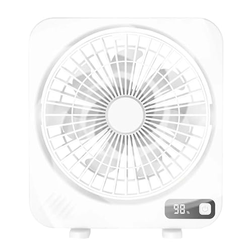 SEAYACK Tragbarer 1200 mAh wiederaufladbarer Schreibtischventilator für Zuhause, Büro, praktische Digitalanzeige im Freien SEAYACK Tragbarer 1200 mAh wiederaufladbarer Schreibtischventilator für Zuhause, Büro, praktische Digitalanzeige im Freien von SEAYACK