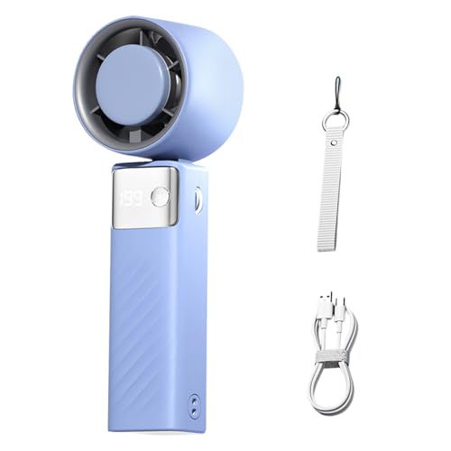 SEAYACK Tragbarer Miniatur-Handventilator, USB-Aufladung und LED-Display für den Außenbereich und Büro, verstellbar SEAYACK Tragbarer Miniatur-Handventilator, USB-Aufladung und LED-Display für den Außenbereich und Büro, verstellbar von SEAYACK