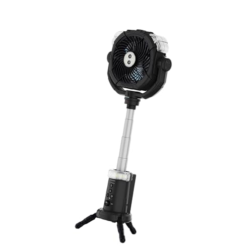 SEAYACK Wiederaufladbarer Campingventilator mit einstellbarer Höhe, oszillierender Fernbedienung, 20.000 mAh SEAYACK Wiederaufladbarer Campingventilator mit einstellbarer Höhe, oszillierender Fernbedienung, 20.000 mAh von SEAYACK