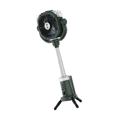 SEAYACK Wiederaufladbarer Campingventilator mit einstellbarer Höhe, oszillierender Fernbedienung, 20.000 mAh SEAYACK Wiederaufladbarer Campingventilator mit einstellbarer Höhe, oszillierender Fernbedienung, 20.000 mAh von SEAYACK