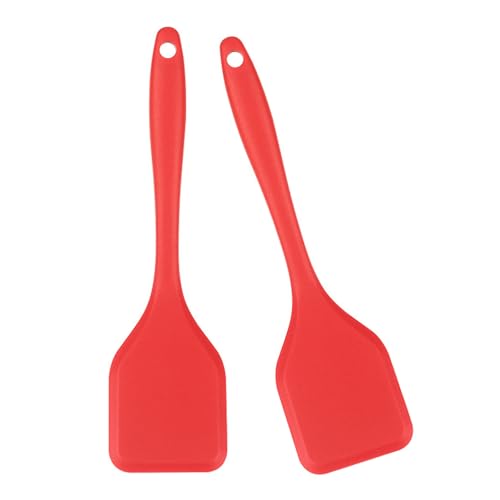Set Von 2 Weichen Silikon Turner Stabilen Silikon Küche Spatel Weiche Front Schützt Pfannen Die Sich Hervorragend Für Den Täglichen Gebrauch Eignen von SEAYACK