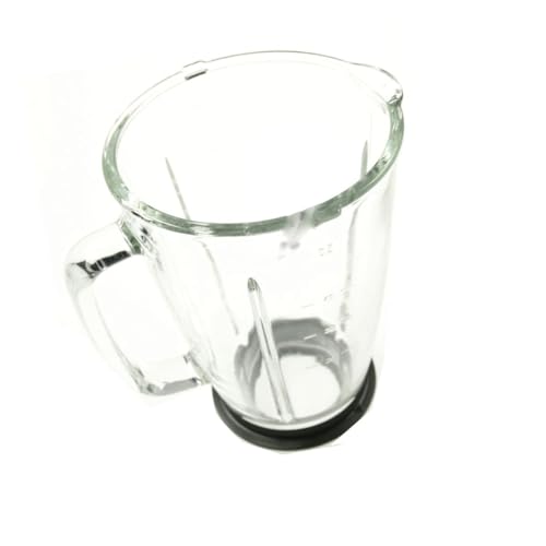 SEB INTERNATIONAL Mixbecher mit Sockel und Dichtung MS-651659 kompatibel mit /Ersatzteil für Krups Moulinex KB4351 KB439D Blendforce Standmixer von SEB INTERNATIONAL