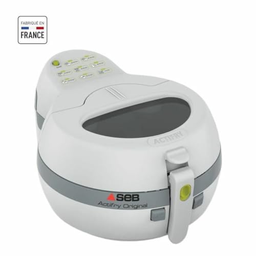 SEB ActiFry Original Fritteuse ohne Öl, abnehmbarer Behälter 1 kg, 3% Fett, gesundes Kochen, Air Fryer weiß FZ712100 von SEB
