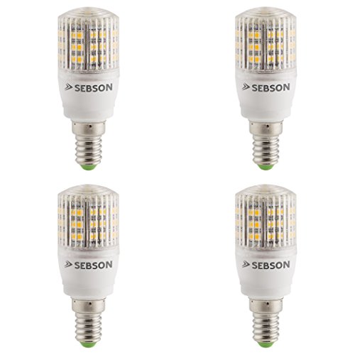 SEBSON® 4er-Pack E14 LED 3W Lampe - vgl. 25W Glühlampe - 240 Lumen - E14 LED warmweiß - LED Leuchtmittel 280° von SEBSON