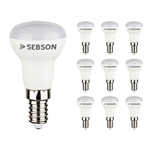 SEBSON® LED Lampe E14 R39 Reflektor 3W warmweiß 3000k, ersetzt 20W, 200lm, Ra97, 230V LED Leuchtmittel flimmerfrei, E14 R39 Reflektorlampe, 10er Pack von SEBSON