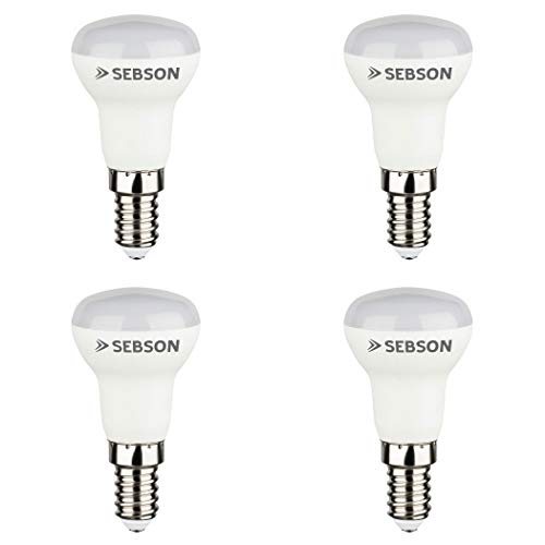SEBSON® LED Lampe E14 R39 Reflektor 3W warmweiß 3000k, ersetzt 20W, 200lm, Ra97, 230V LED Leuchtmittel flimmerfrei, E14 R39 Reflektorlampe, 4er Pack von SEBSON