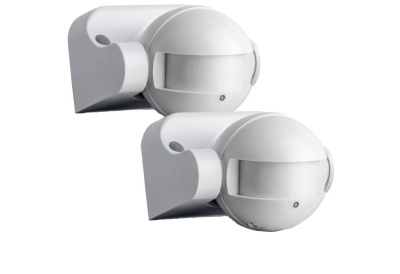 SEBSON Bewegungsmelder Bewegungsmelder Aussen IP54 Aufputz einstellbar LED geeignet - 2er Set von SEBSON