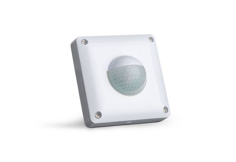 SEBSON Bewegungsmelder Bewegungsmelder Außen IP65 Unterputz - 2er Set - LED geeignet, (2-St), LED geeignet, IP65, programmierbar, 190°, Ein- und Ausschalter von SEBSON