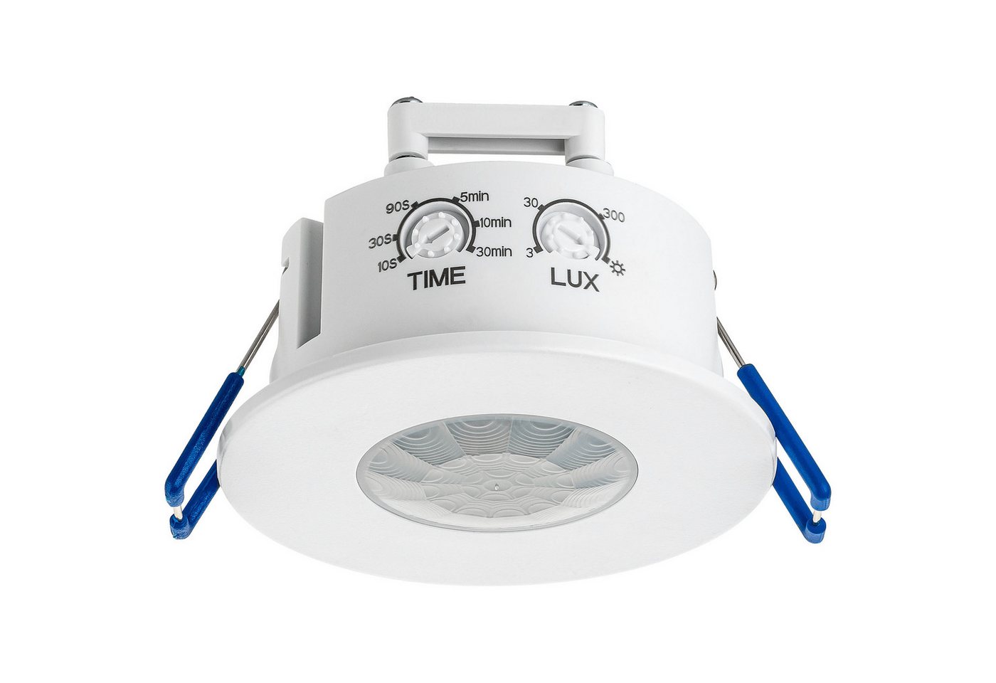 SEBSON Bewegungsmelder Bewegungsmelder Unterputz Sensor programmierbar Reichweite 8m/360°, (1-St), LED geeignet, programmierbar, 360° von SEBSON