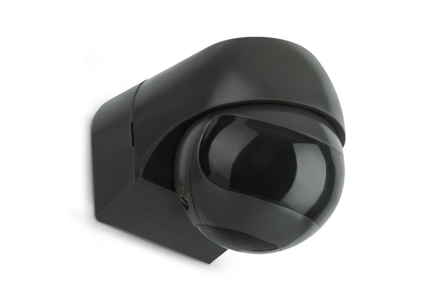 SEBSON Bewegungsmelder Infrarot Sensor Außen IP44 Aufputz Wand - Reichweite 12m 180° Winkel, (1-St), Wandmontage, schwenkbar, programmierbar, LED geeignet 600W, 3 Draht von SEBSON